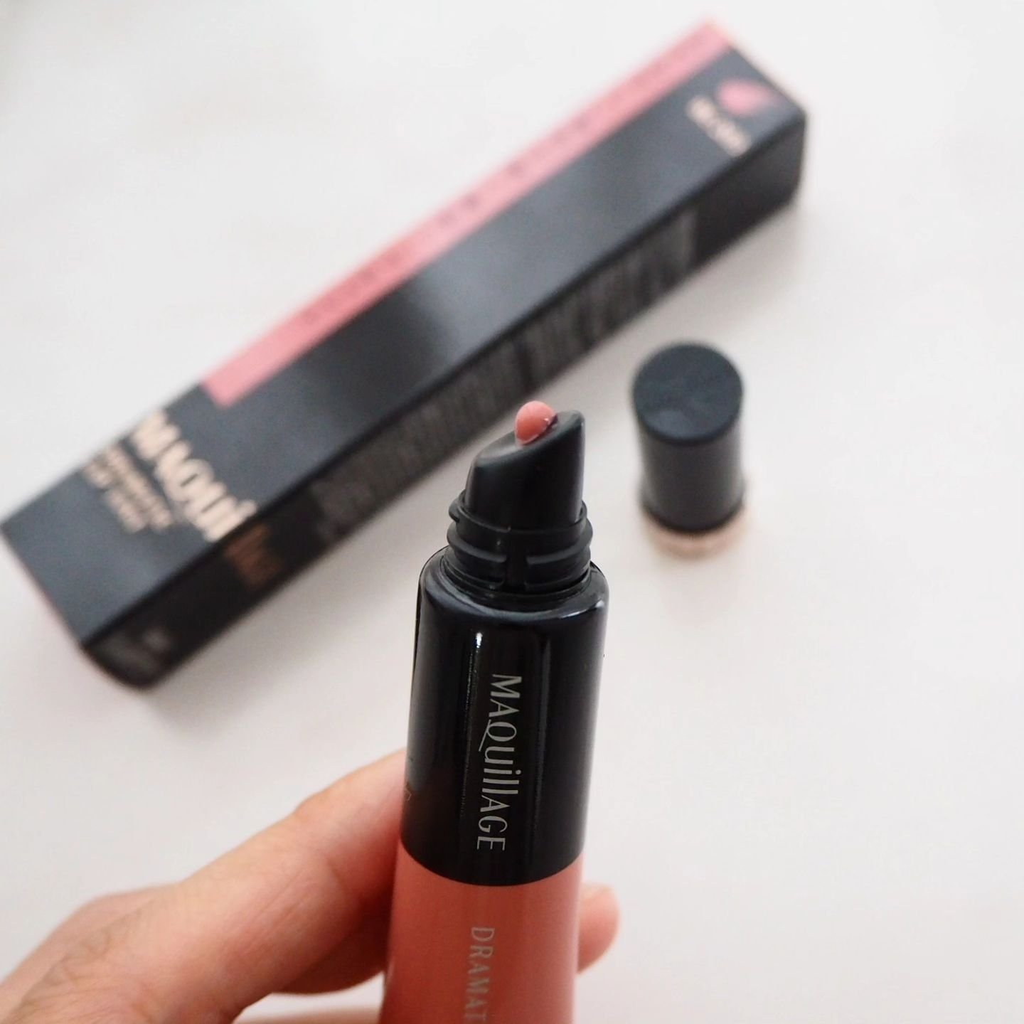 ドラマティックリップティント/マキアージュ/リップティントを使ったクチコミ（3枚目）