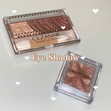 トーンアップアイシャドウ/CEZANNE/アイシャドウパレットを使ったクチコミ(1枚目)