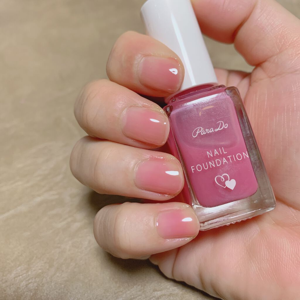 ネイルファンデーション/パラドゥ/マニキュアを使ったクチコミ（1枚目）