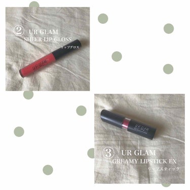 UR GLAM　SHEER LIP GLOSS レッド/U R GLAM/リップグロスを使ったクチコミ（3枚目）