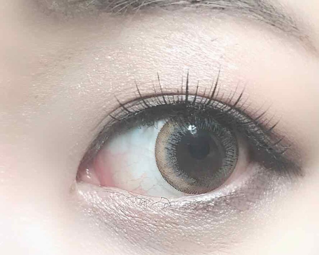 eye closet １day SweetSeries "Girly"（アイクローゼットワンデースウィートシリーズ ガーリー） Brown Grege/EYE CLOSET/ワンデー（１DAY）カラコンを使ったクチコミ（3枚目）