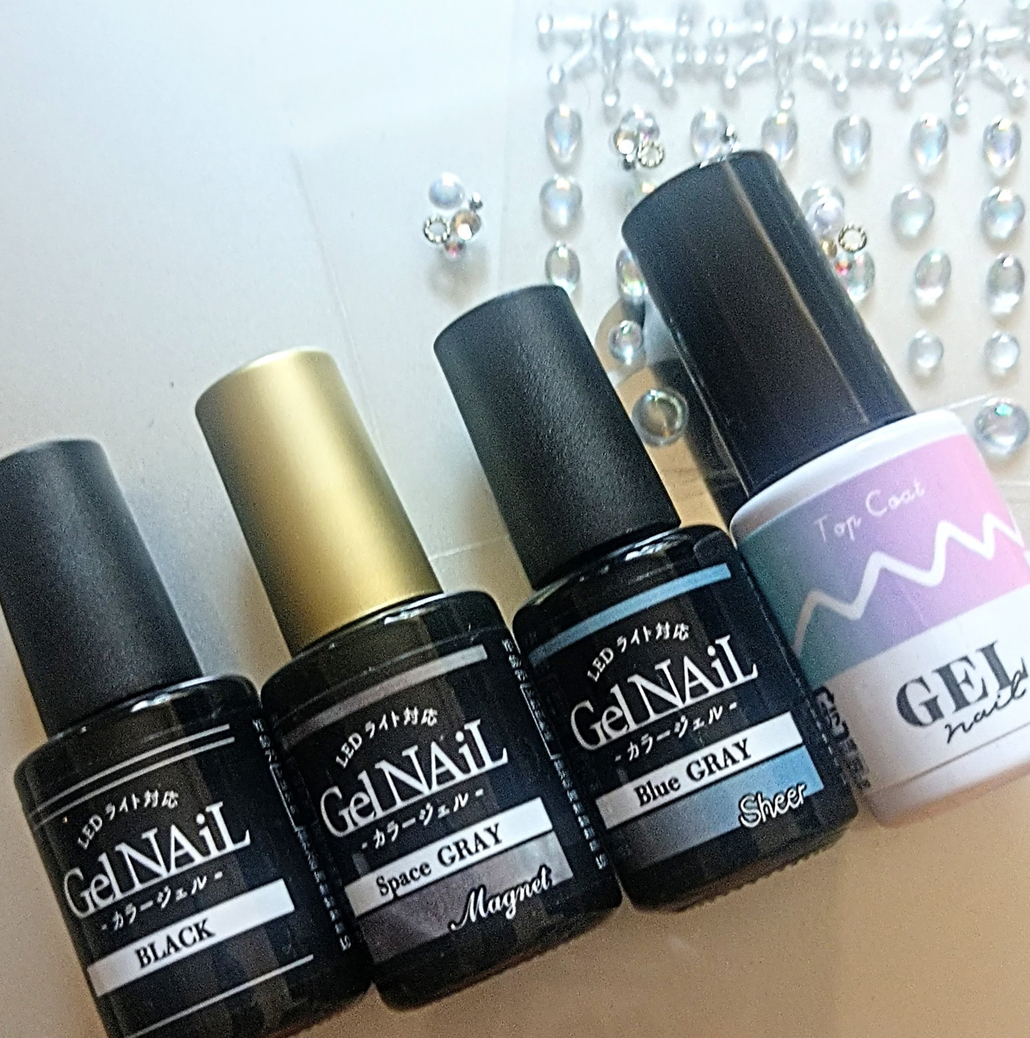 ジェルネイル ブラック/セリア/ジェルネイルを使ったクチコミ（3枚目）