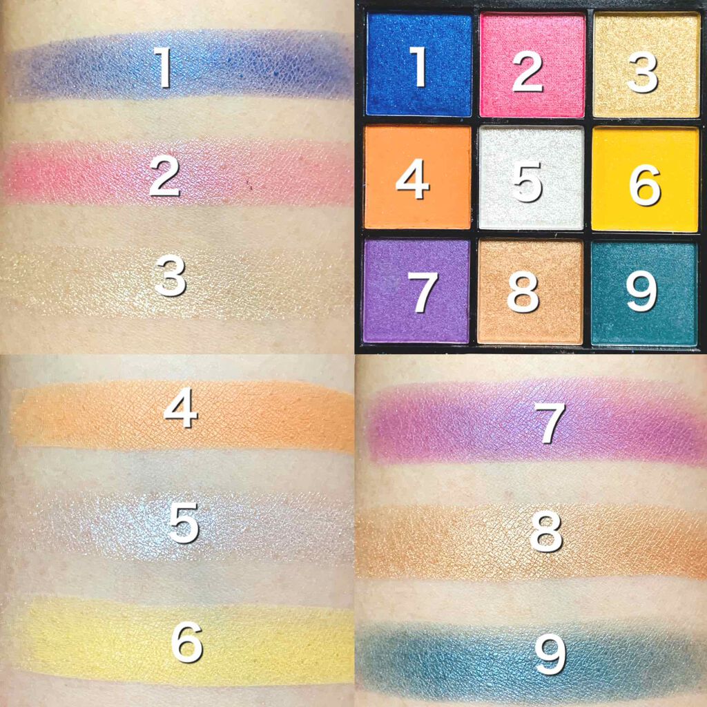 UR GLAM　BLOOMING EYE COLOR PALETTE/U R GLAM/アイシャドウパレットを使ったクチコミ（3枚目）