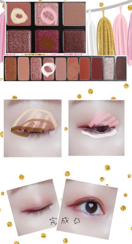 ハート プレイカラーアイズ/ETUDE/アイシャドウパレットを使ったクチコミ(2枚目)