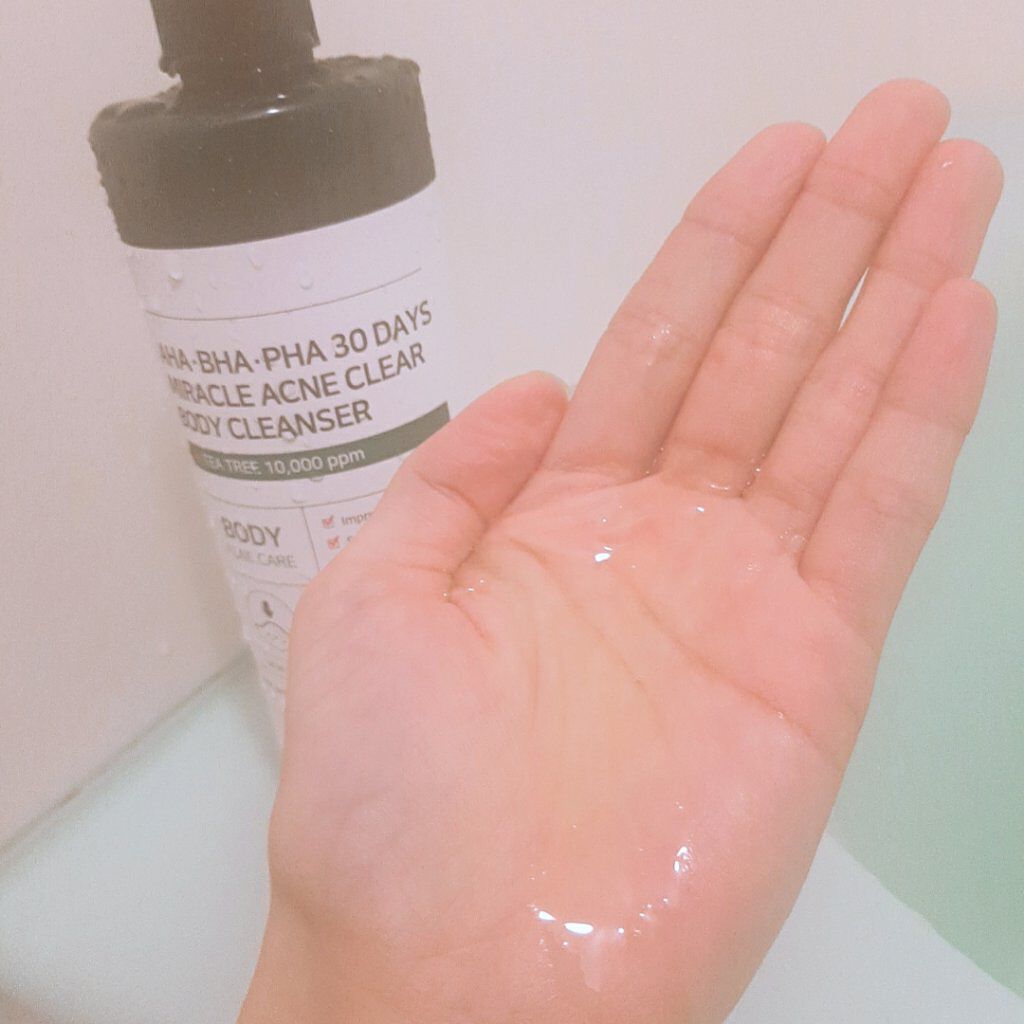 AHA·BHA·PHA 30デイズミラクルアクネボディクレンザー/SOME BY MI/ボディソープを使ったクチコミ(2枚目)