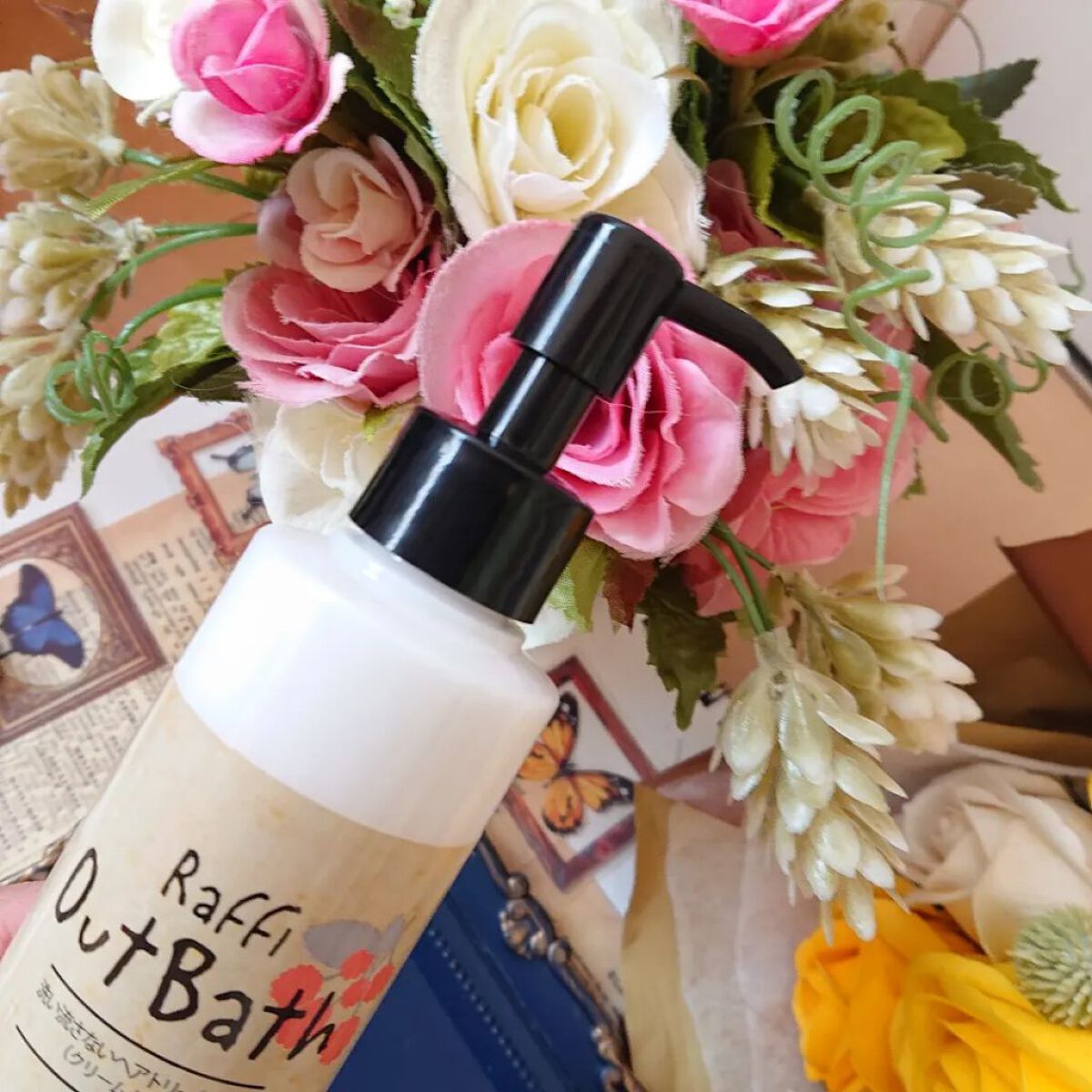 Raffiアウトバス洗い流さないトリートメント クリーム/Raffi(ラフィー)/アウトバストリートメントを使ったクチコミ（3枚目）
