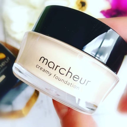 マルシュール クリーミィファンデーション/marcheur(マルシュール)/クリーム・エマルジョンファンデーションを使ったクチコミ(1枚目)