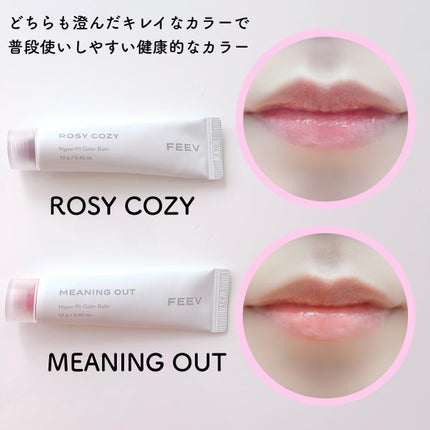 カラーバーム/FEEV/リップグロスを使ったクチコミ(3枚目)