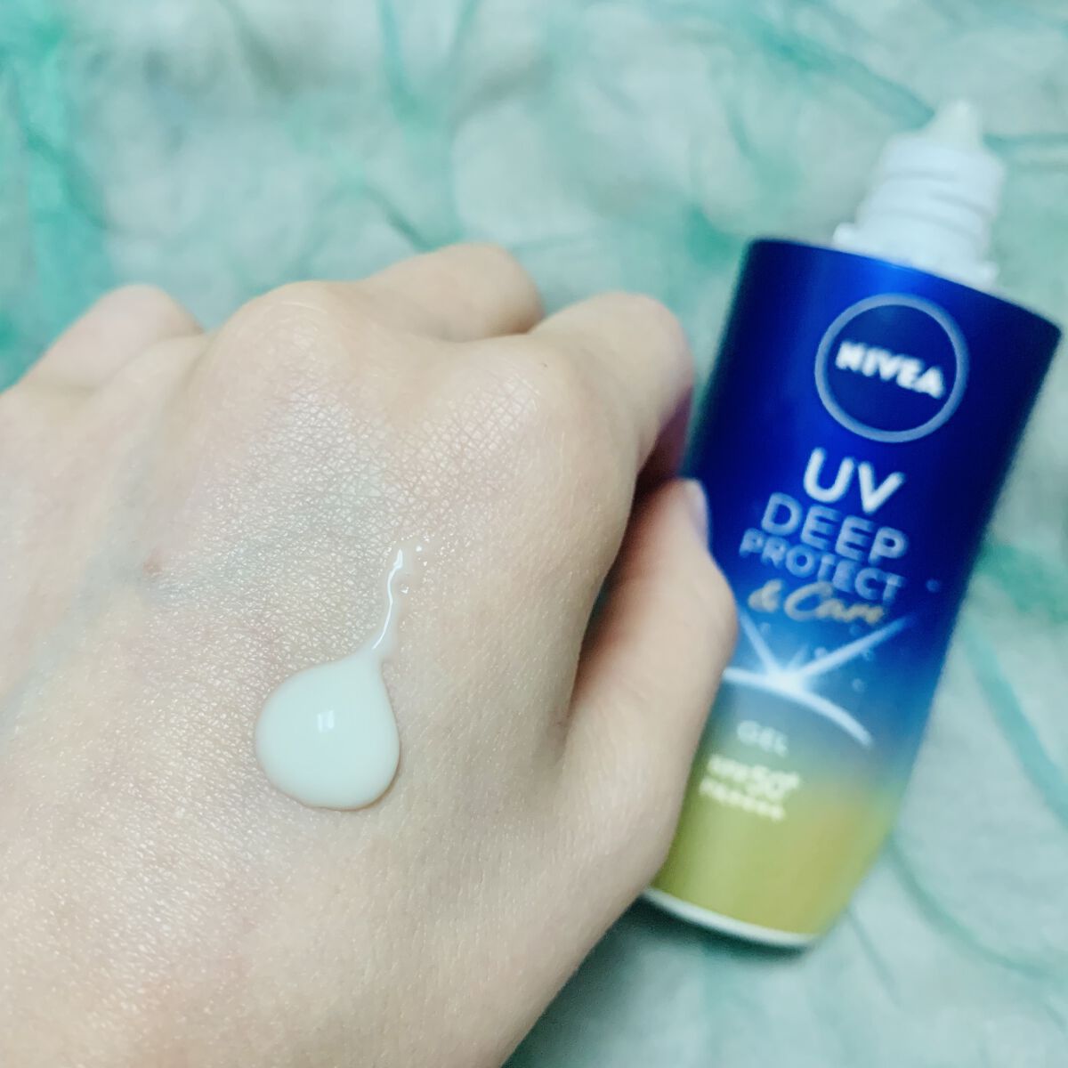 ニベアUV ディープ プロテクト＆ケア ジェル/ニベア/日焼け止めジェルを使ったクチコミ（3枚目）