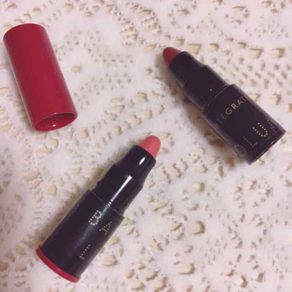 ボリュームバームリップ N/インテグレート/口紅を使ったクチコミ(2枚目)