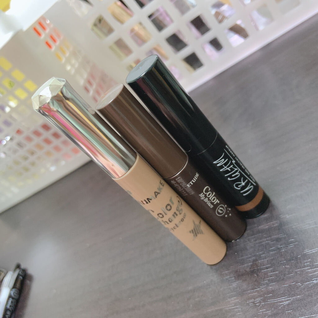 カラーマイブロウマスカラ 1号 リーチブラウン/ETUDE/眉マスカラを使ったクチコミ（1枚目）