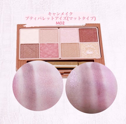 プティパレットアイズ(マットタイプ)/キャンメイク/パウダーアイシャドウを使ったクチコミ(1枚目)