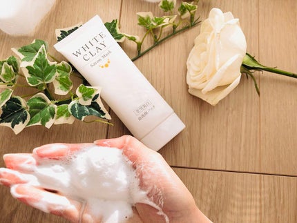 ホワイトクレイサボンマスク/ルソイル/その他洗顔料を使ったクチコミ(3枚目)