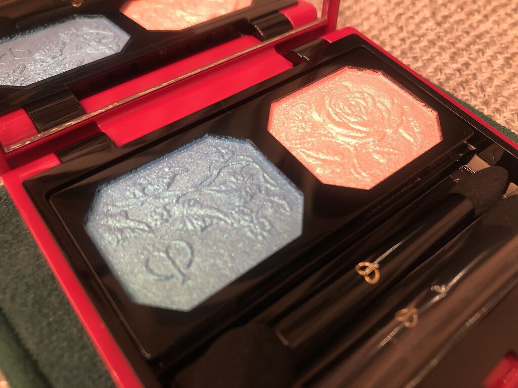 オンブルクルールデュオ 109 Sunrise in the Garden（数量限定）/クレ・ド・ポー ボーテ/アイシャドウパレットを使ったクチコミ（2枚目）