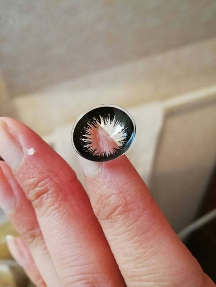 Tough Black/TeAmo/カラーコンタクトレンズを使ったクチコミ(4枚目)