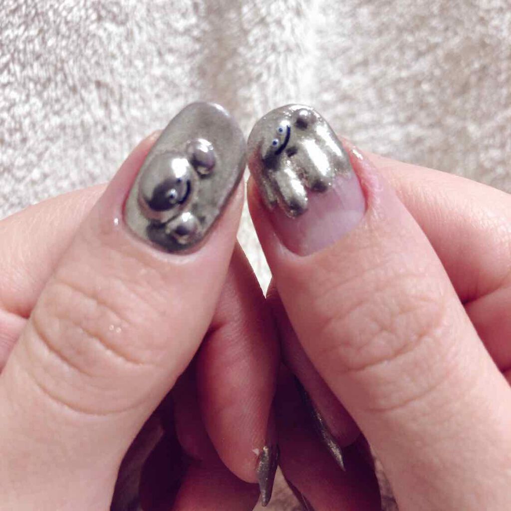 フェアリーダストパウダーオーロラピーコック/キャンドゥ/ネイルシールを使ったクチコミ（1枚目）