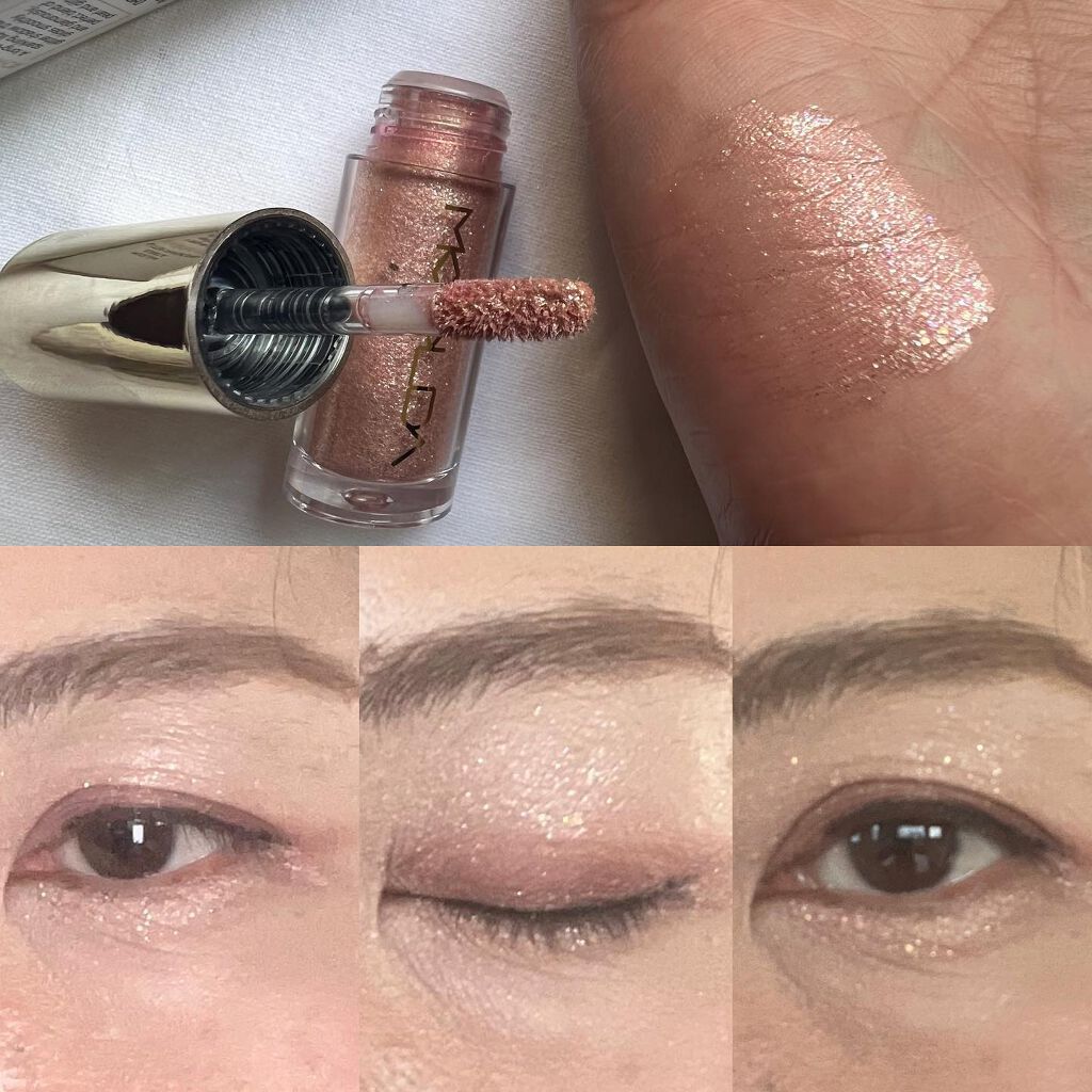 ボニータグリッターシャドウ/MOOLDA/グリッターを使ったクチコミ（3枚目）