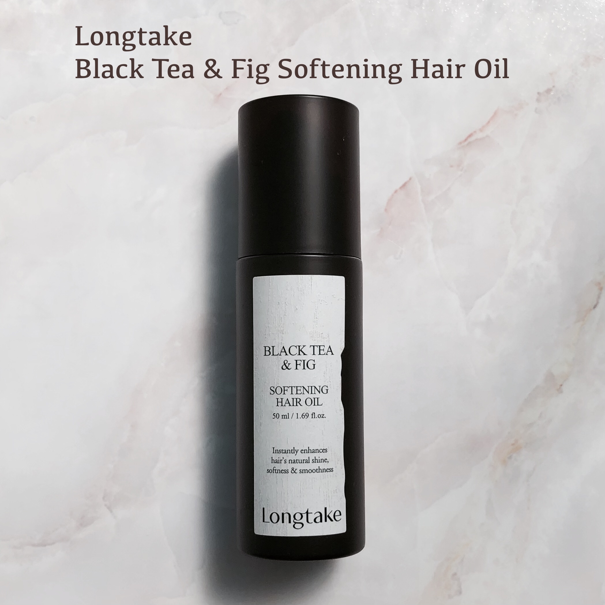 BLACK TEA & FIG SOFTENING HAIR OIL/Longtake/ヘアオイルを使ったクチコミ（1枚目）