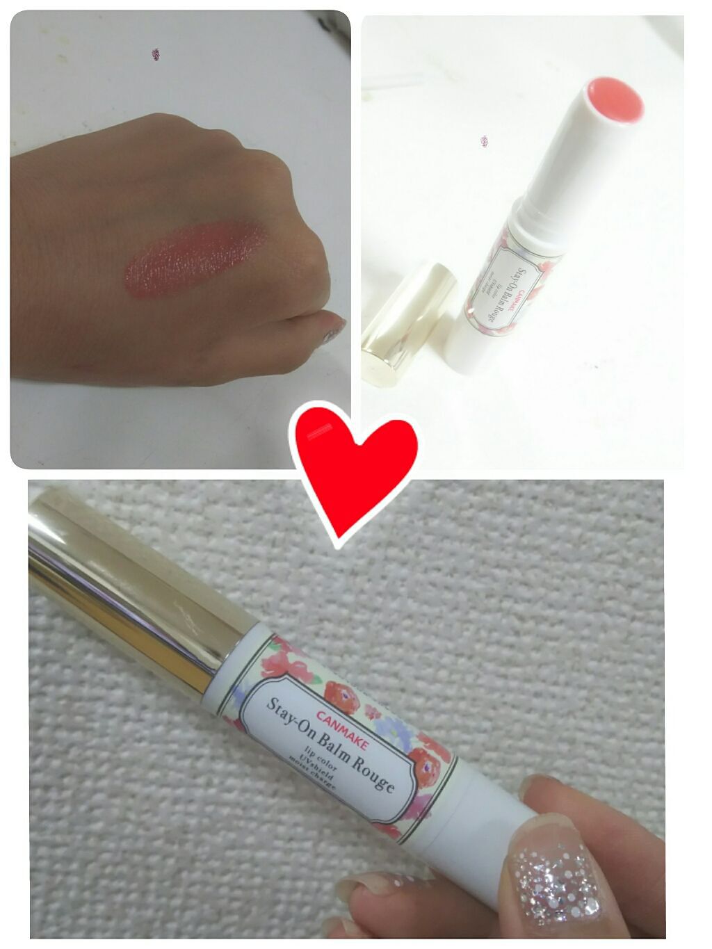 ステイオンバームルージュ/キャンメイク/口紅を使ったクチコミ（1枚目）