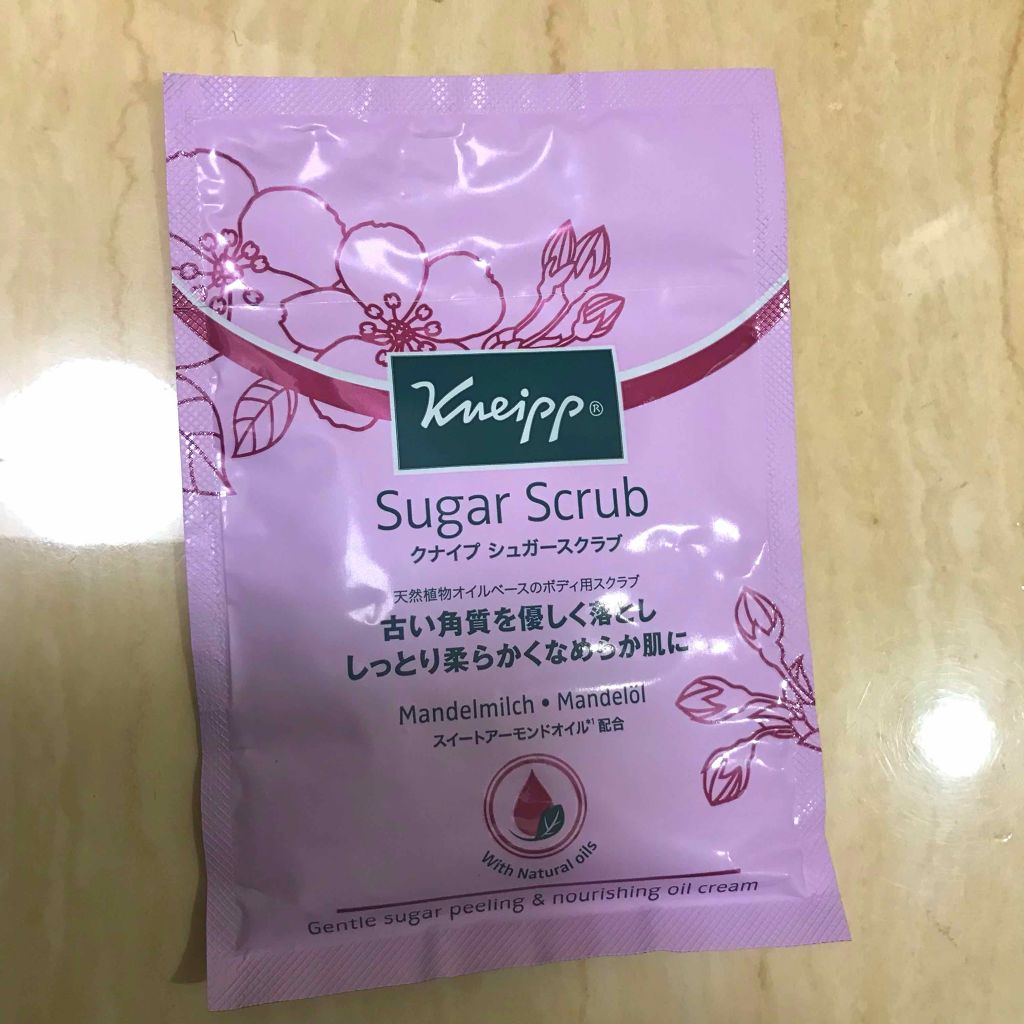 クナイプ シュガースクラブ カメリア＆アルガン/クナイプ/ボディスクラブを使ったクチコミ（1枚目）