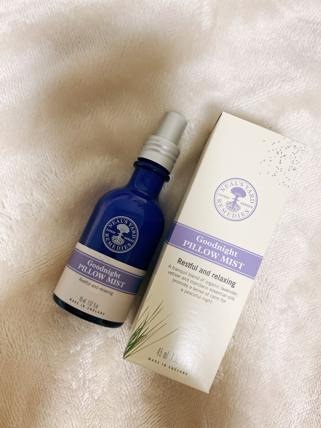 グッドナイトピローミスト/ニールズヤード レメディーズ/ファブリックミストを使ったクチコミ（1枚目）