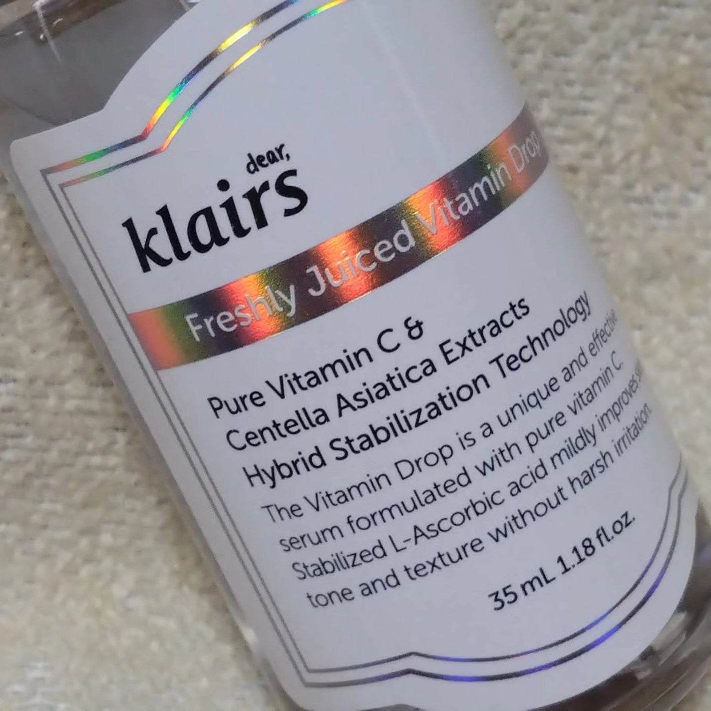 フレッシュリージュースドビタミンドロップ(35ml)/Klairs/美容液を使ったクチコミ(2枚目)