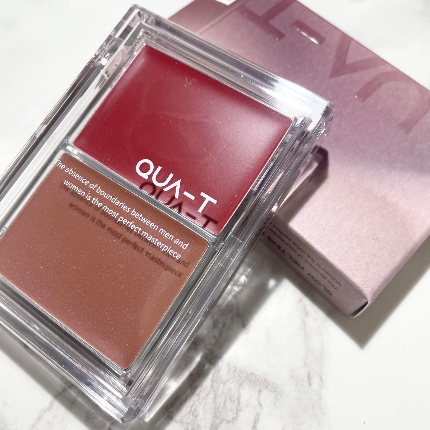 グロウメルティングパレット/QUA-T/ジェル・クリームチークを使ったクチコミ(4枚目)