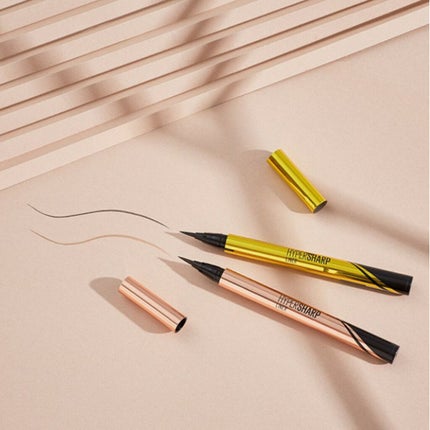 ハイパーシャープ ライナー R/MAYBELLINE NEW YORK/リキッドアイライナーを使ったクチコミ(4枚目)