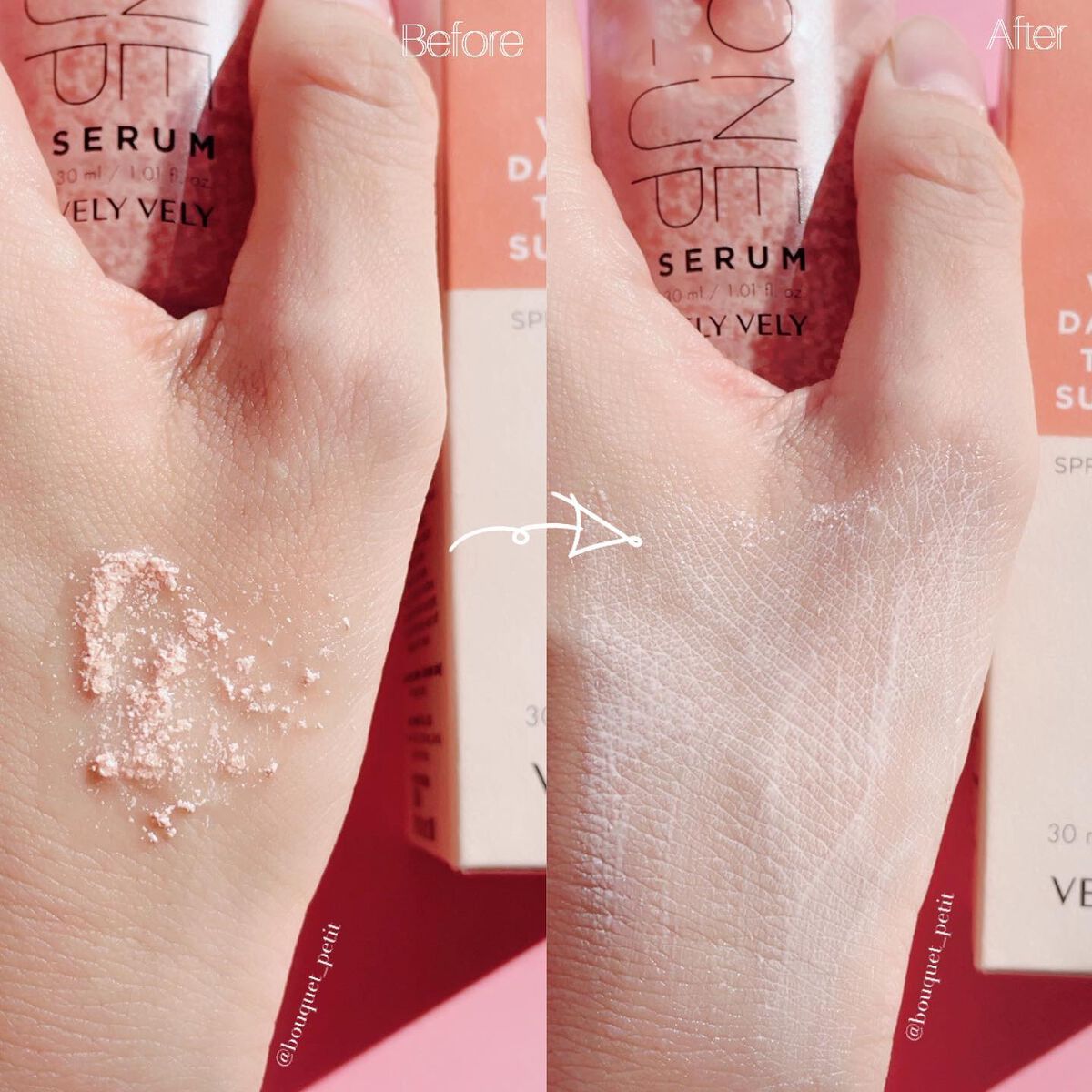 ビタミントーンアップサンセラム/VELY VELY/日焼け止めローションを使ったクチコミ(5枚目)