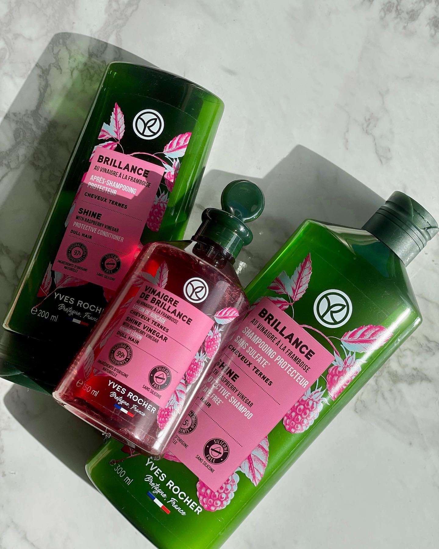 使用当日から、
あ、コレいい…ってなった
『イヴ•ロシェ』のシャンコン˚✩*

以前お試しでいただいて１ヶ月程使用して
使い続けてみての感想ですがᵕ̈*

結果、ずっといい☺👍🏻 ̖́-‬

ラズベリーの甘酸っぱい香りも好きだし、
特に