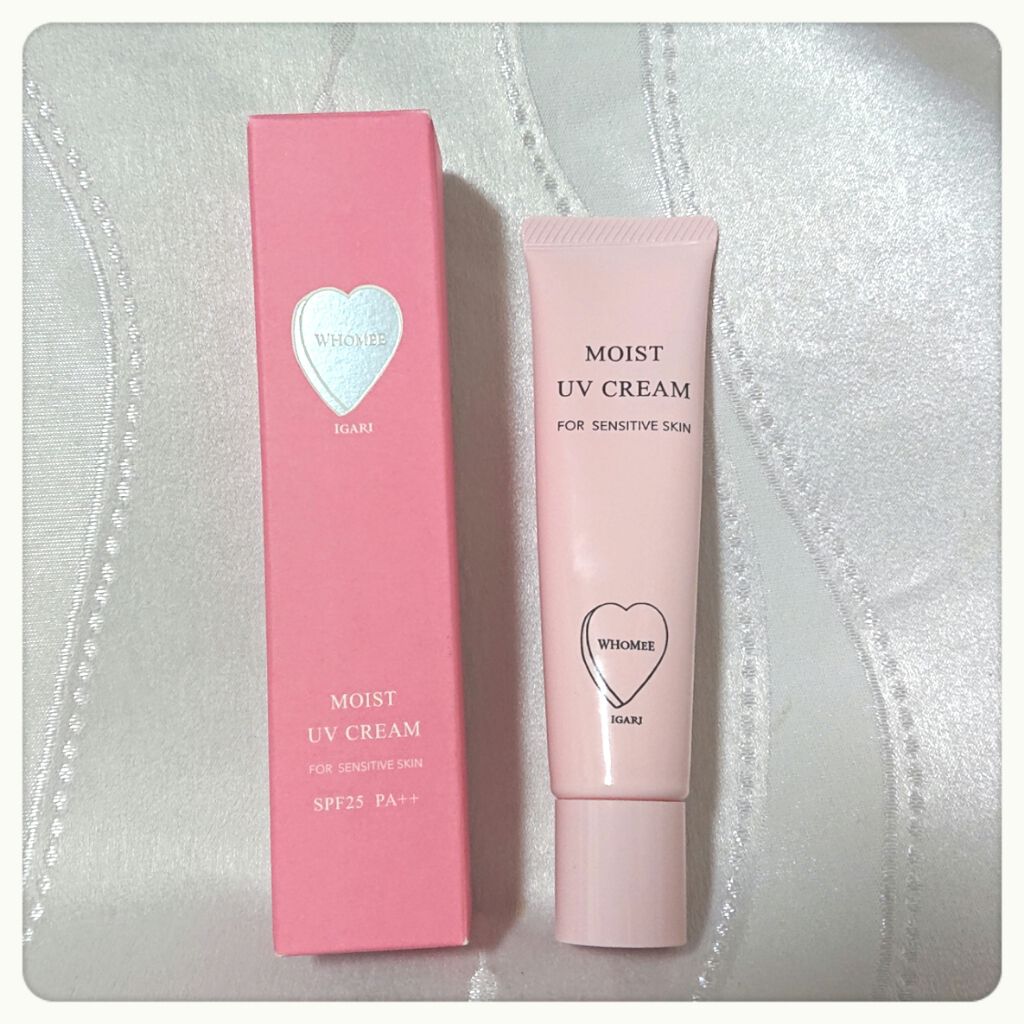 モイスト UVクリーム/WHOMEE/日焼け止めクリームを使ったクチコミ(1枚目)