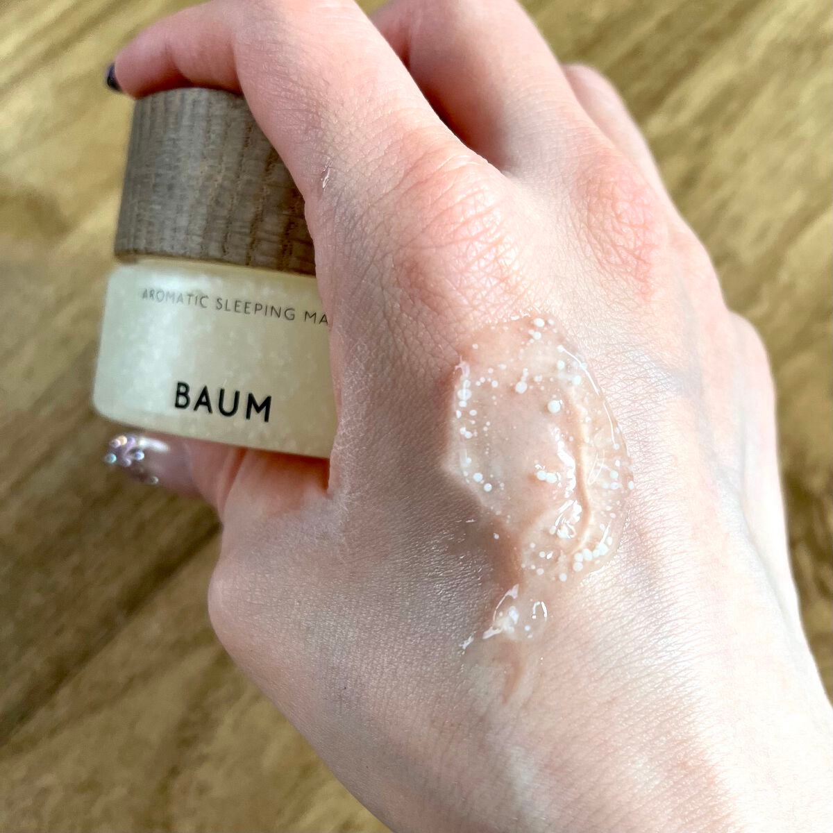 アロマティック スリーピングマスク/BAUM/フェイスクリームを使ったクチコミ(2枚目)