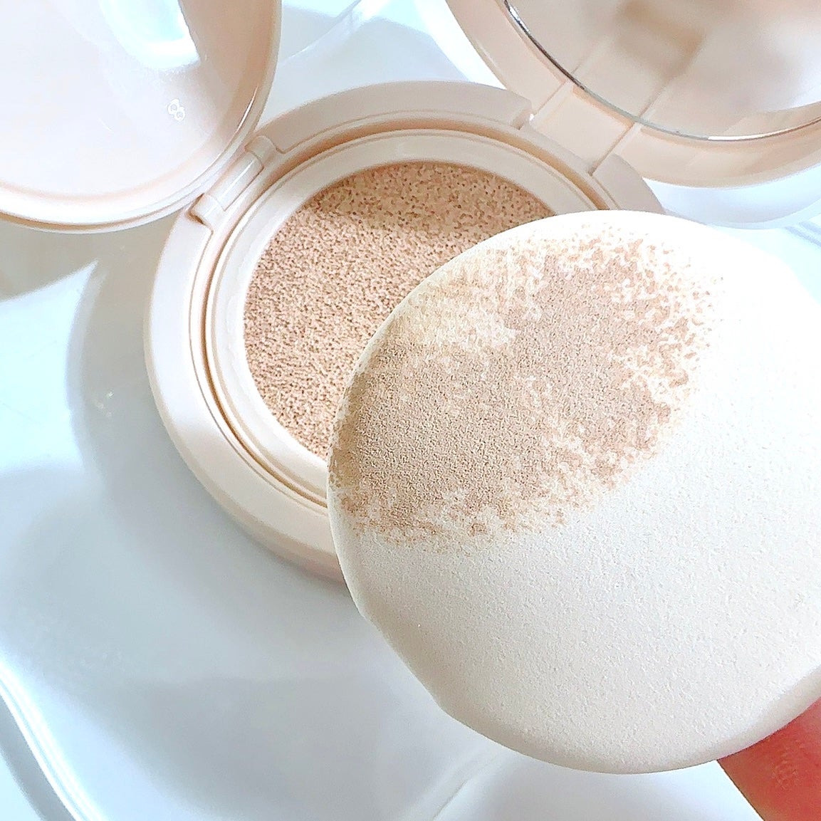 インクラスティングクッションファンデーション/THE FACE SHOP/クッションファンデーションを使ったクチコミ(3枚目)