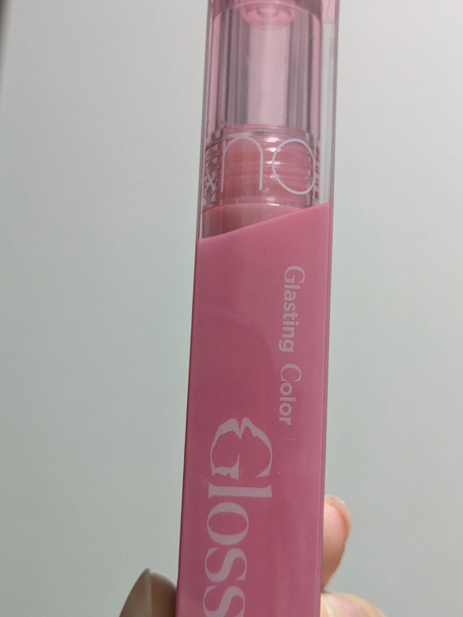 グラスティングカラーグロス/rom&nd/リップグロスを使ったクチコミ（2枚目）