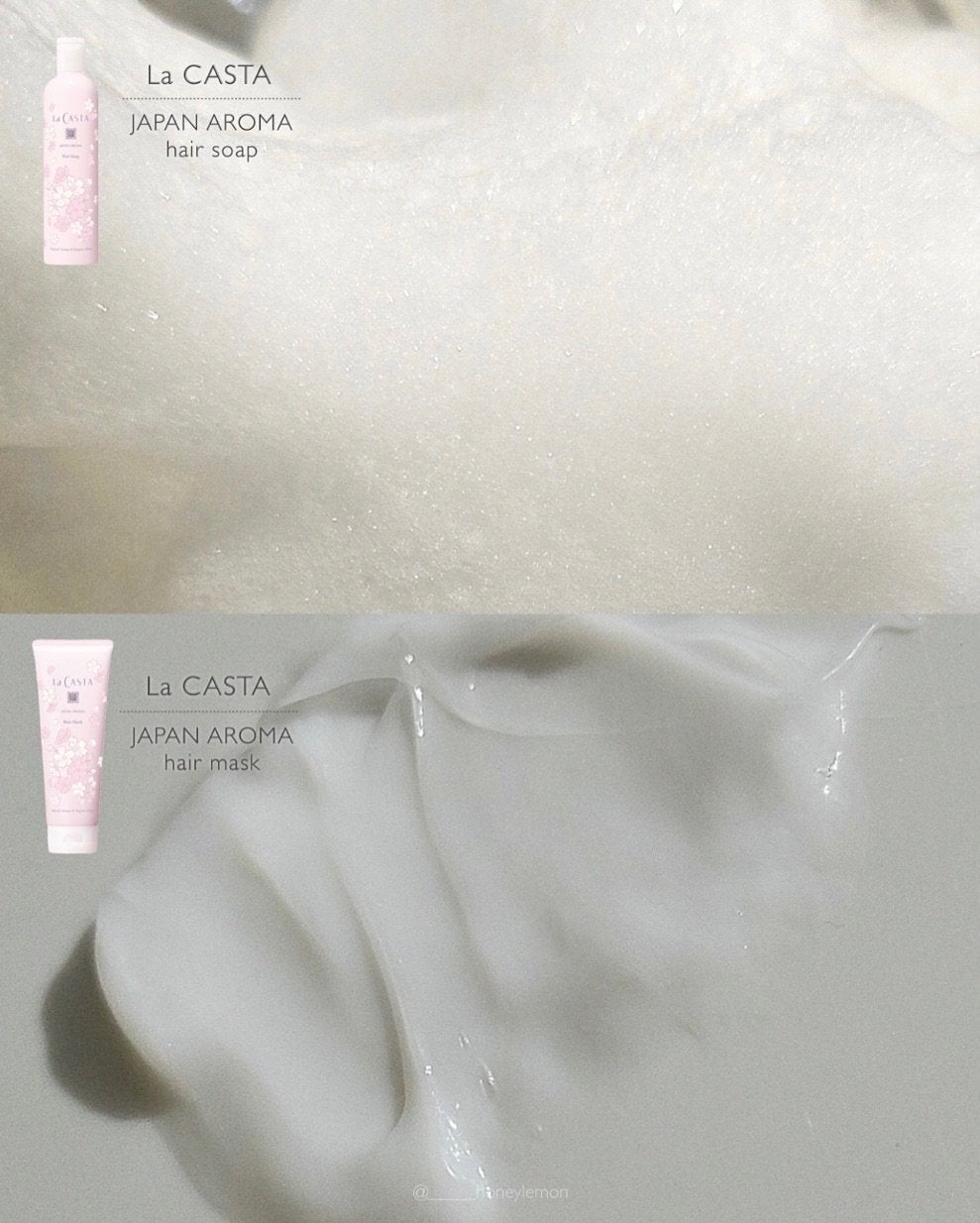 ラ・カスタ ジャパンアロマ ヘアケアセット 桜百花/ラ・カスタ/市販シャンプーを使ったクチコミ(2枚目)