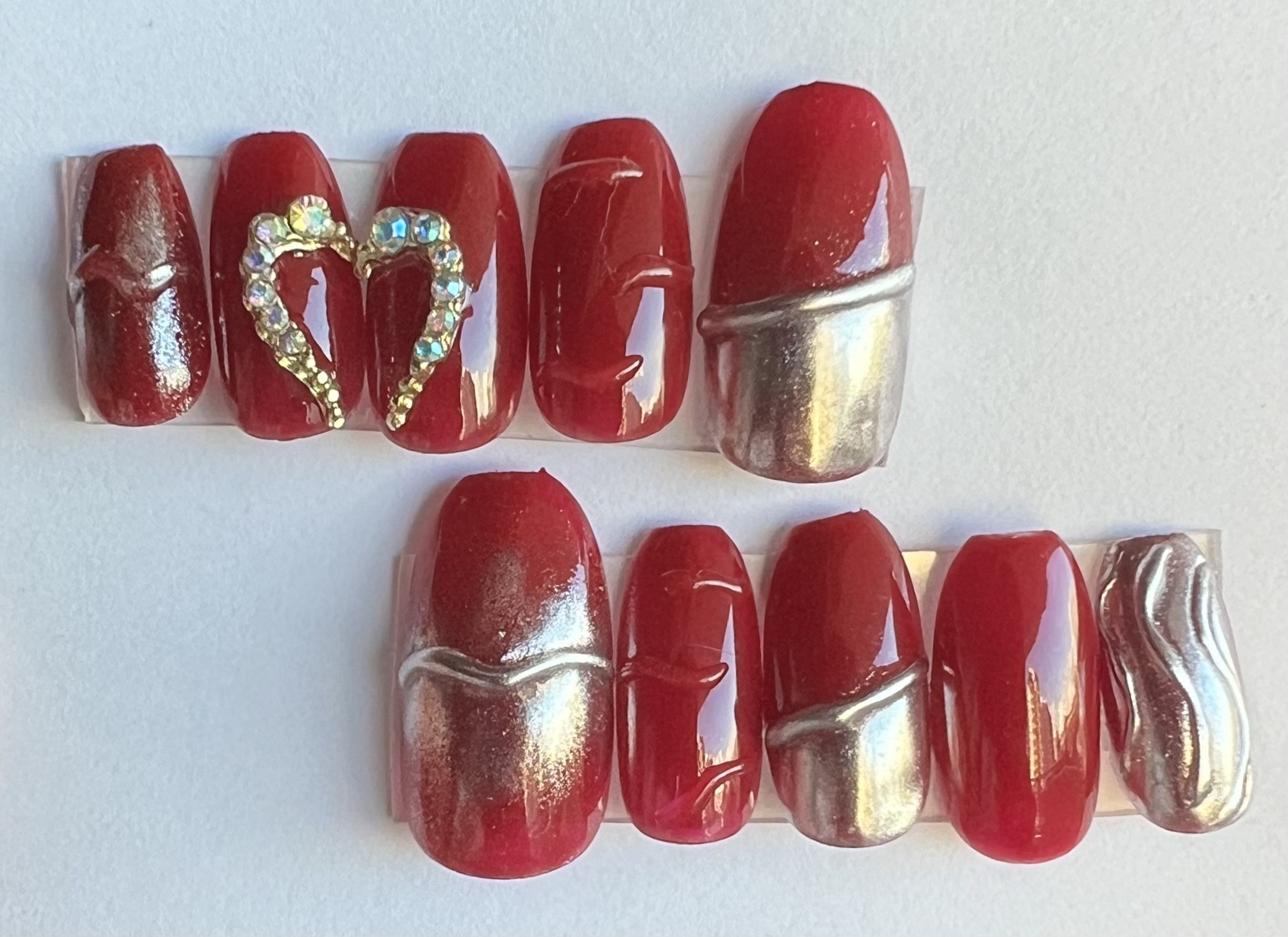 ジェルネイル（ライト対応）/セリア/ジェルネイルを使ったクチコミ（1枚目）