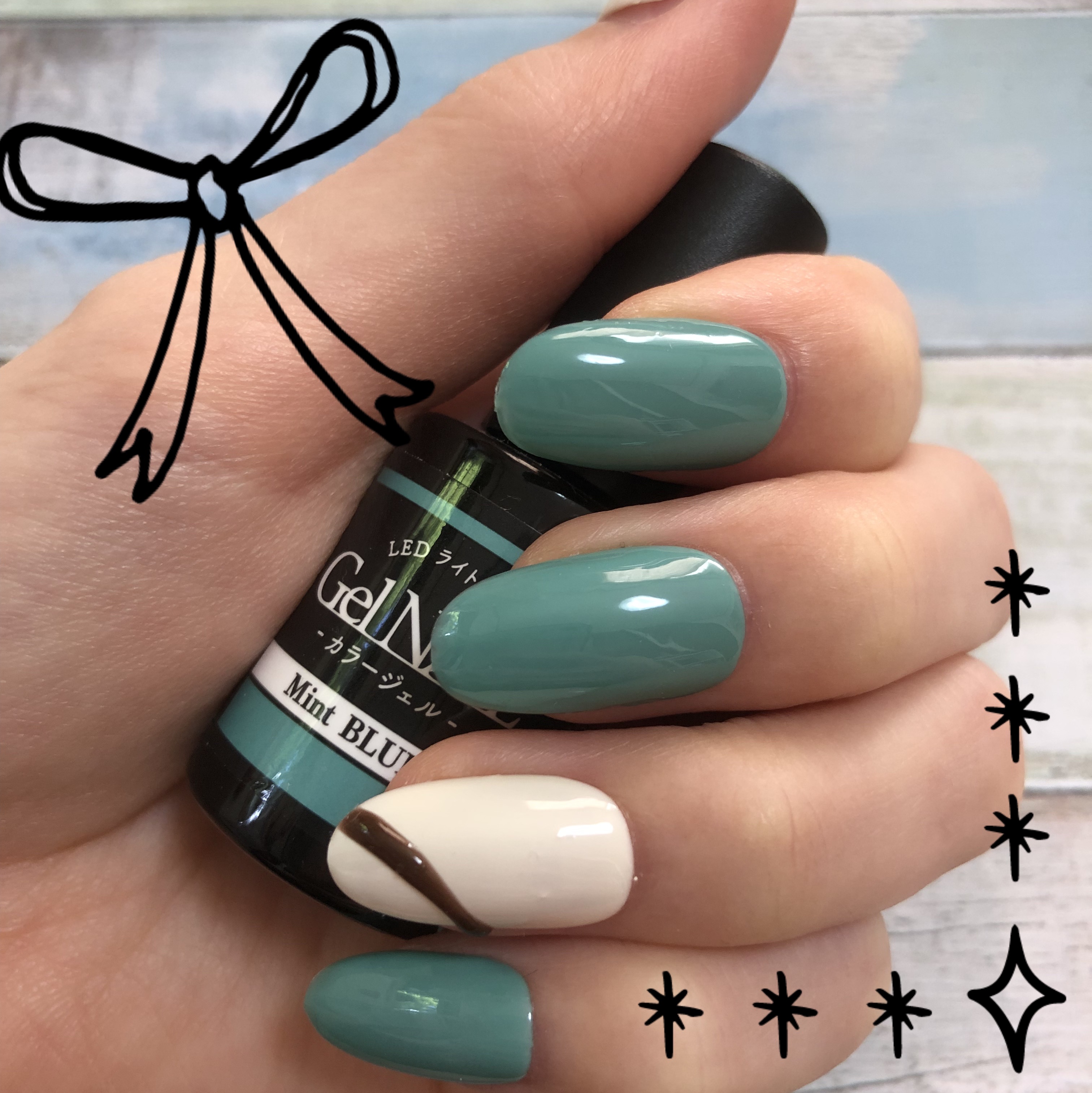 アイシングジェルネイル/セリア/ジェルネイルを使ったクチコミ（1枚目）