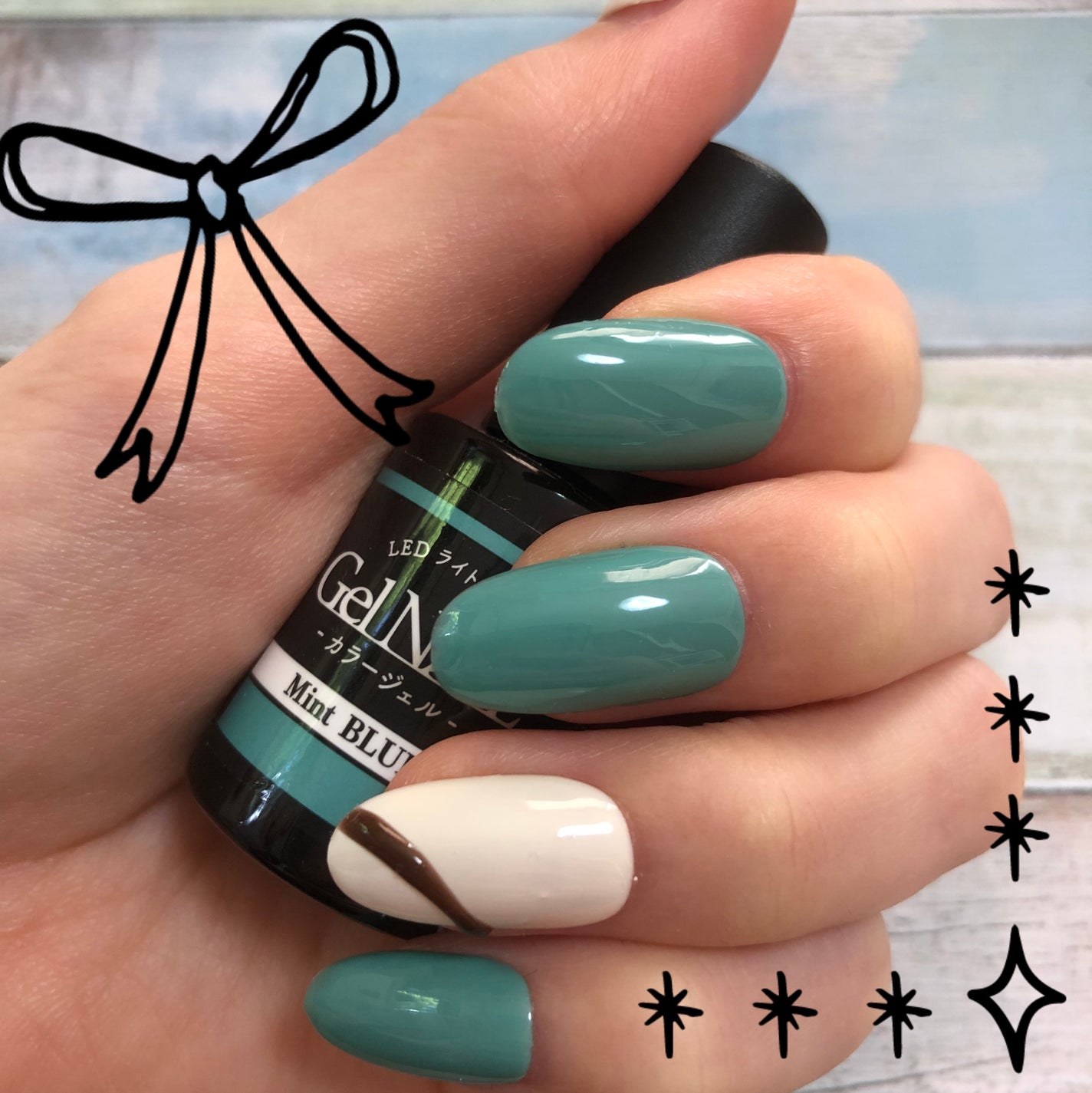 ジェルネイル(ライト対応)/セリア/ジェルネイルを使ったクチコミ(1枚目)