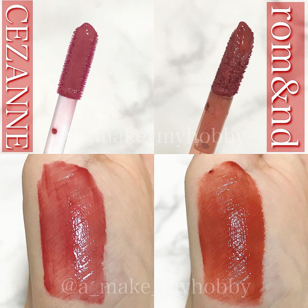 ジューシーラスティングティント/rom&nd/リップティントを使ったクチコミ（2枚目）