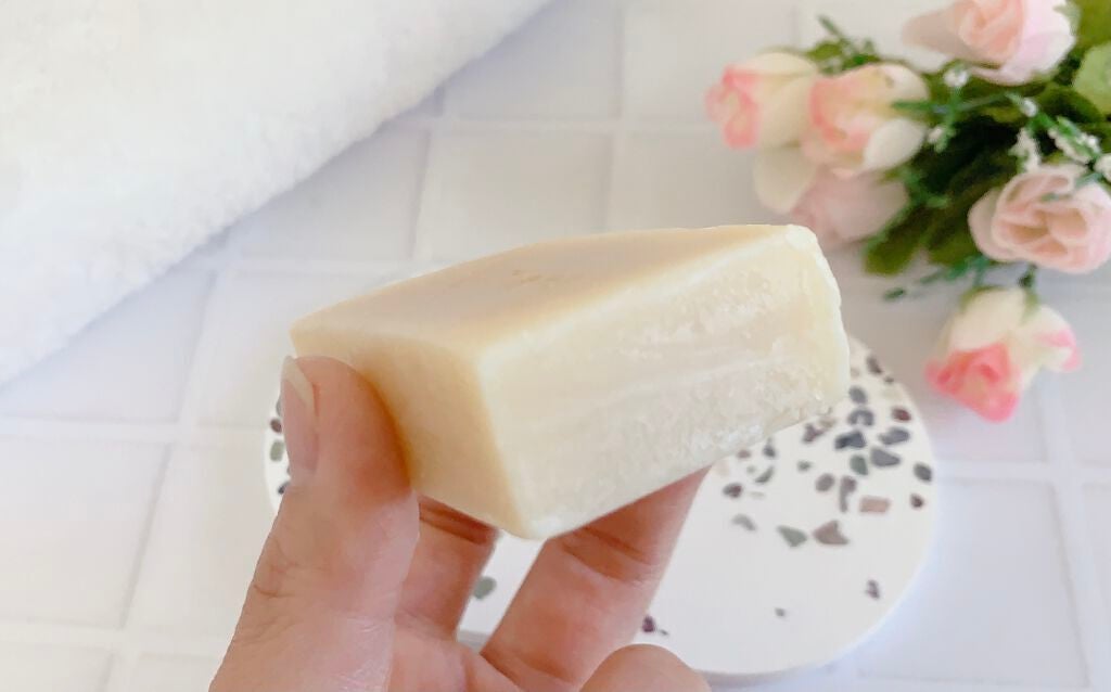 手作り洗顔石鹸 アンティアン クイーン オブ ソープ 「ラベンダーハニー」/アンティアン/洗顔石鹸を使ったクチコミ(4枚目)