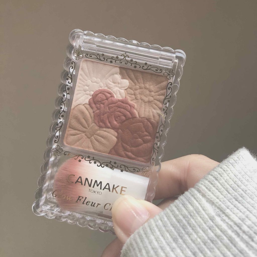 グロウフルールチークス/キャンメイク/パウダーチークを使ったクチコミ(2枚目)