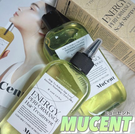 エナジーパフォーマンス スカルプシャンプー / ヘアトリートメント/MuCent/市販シャンプーを使ったクチコミ(1枚目)