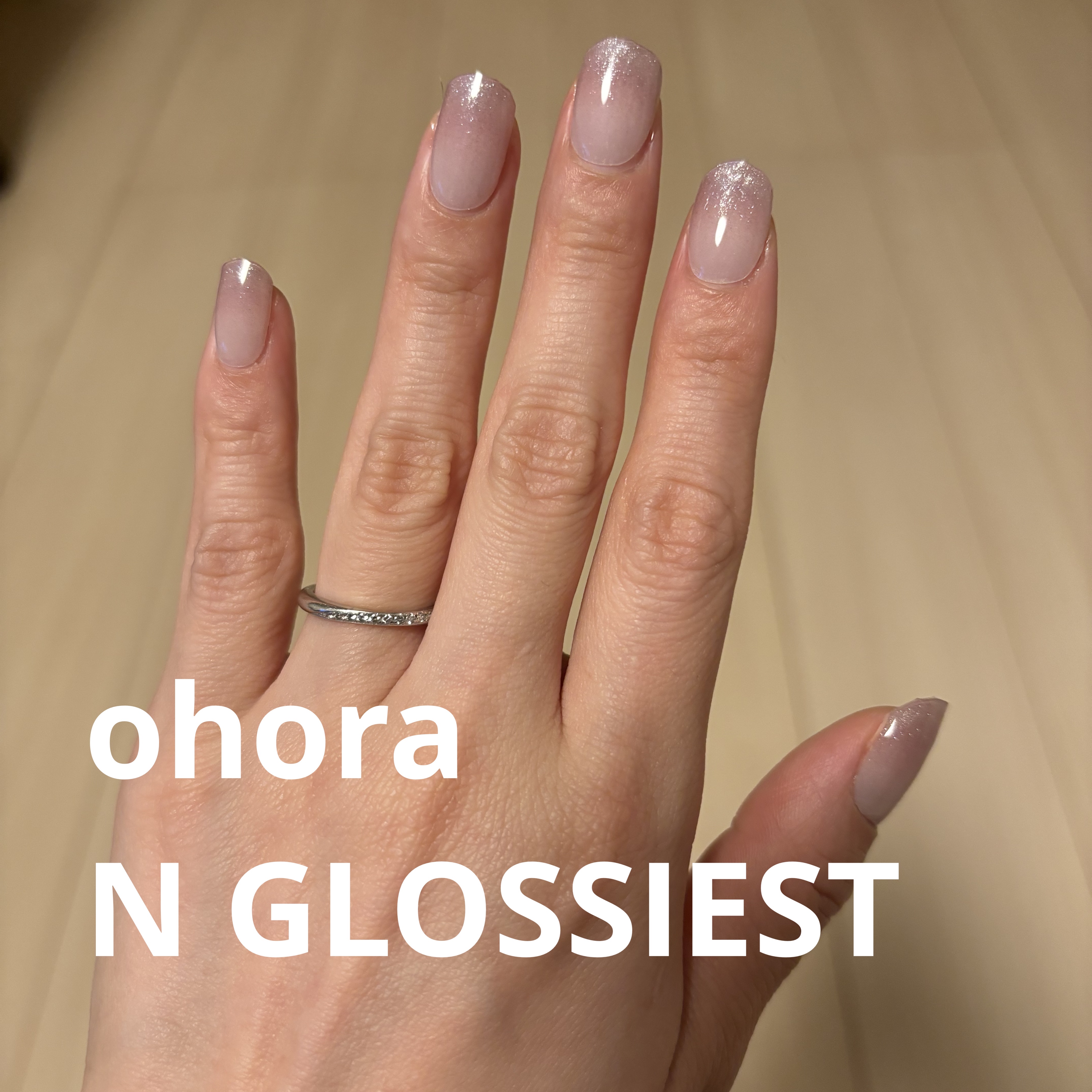 セミキュアジェルネイル（ハンド）/ohora/ネイルシールを使ったクチコミ（1枚目）