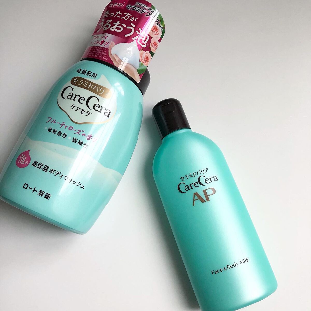 泡の高保湿ボディウォッシュ フルーティローズの香り/ケアセラ/ボディソープを使ったクチコミ（1枚目）
