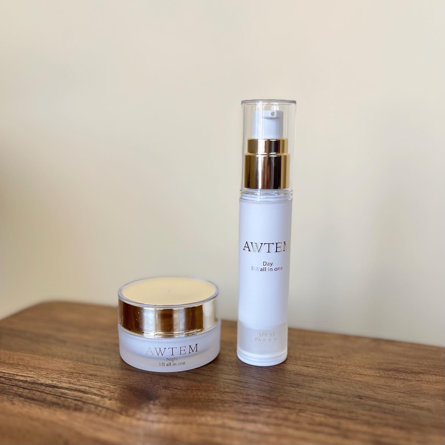 デイ リフトオールインワン（朝⽤クリーム）/AWTEM/オールインワン化粧品を使ったクチコミ（2枚目）