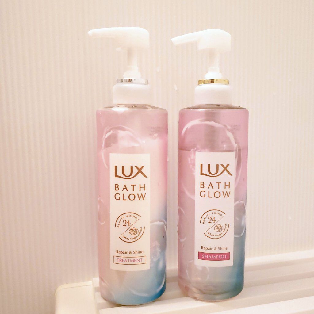 バスグロウ リペア&シャイン シャンプー/トリートメント/LUX/シャンプー・コンディショナーを使ったクチコミ(1枚目)