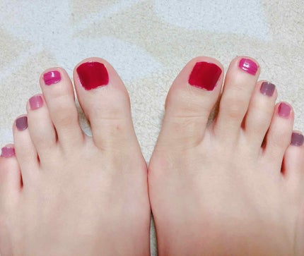 サンリオネイル/DAISO/マニキュアを使ったクチコミ(2枚目)