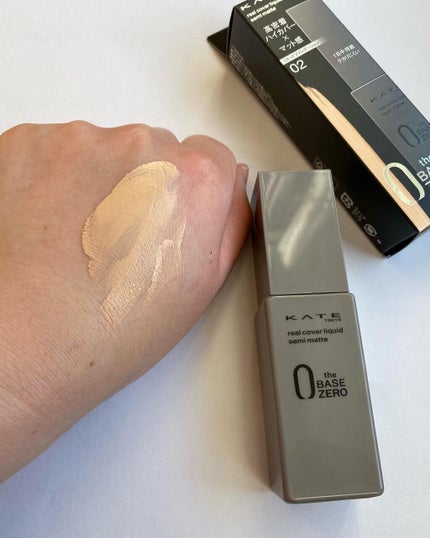 リアルカバーリキッド(セミマット)/KATE/リキッドファンデーションを使ったクチコミ(4枚目)