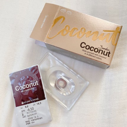 Coconut/THEPIEL/カラーコンタクトレンズを使ったクチコミ(2枚目)