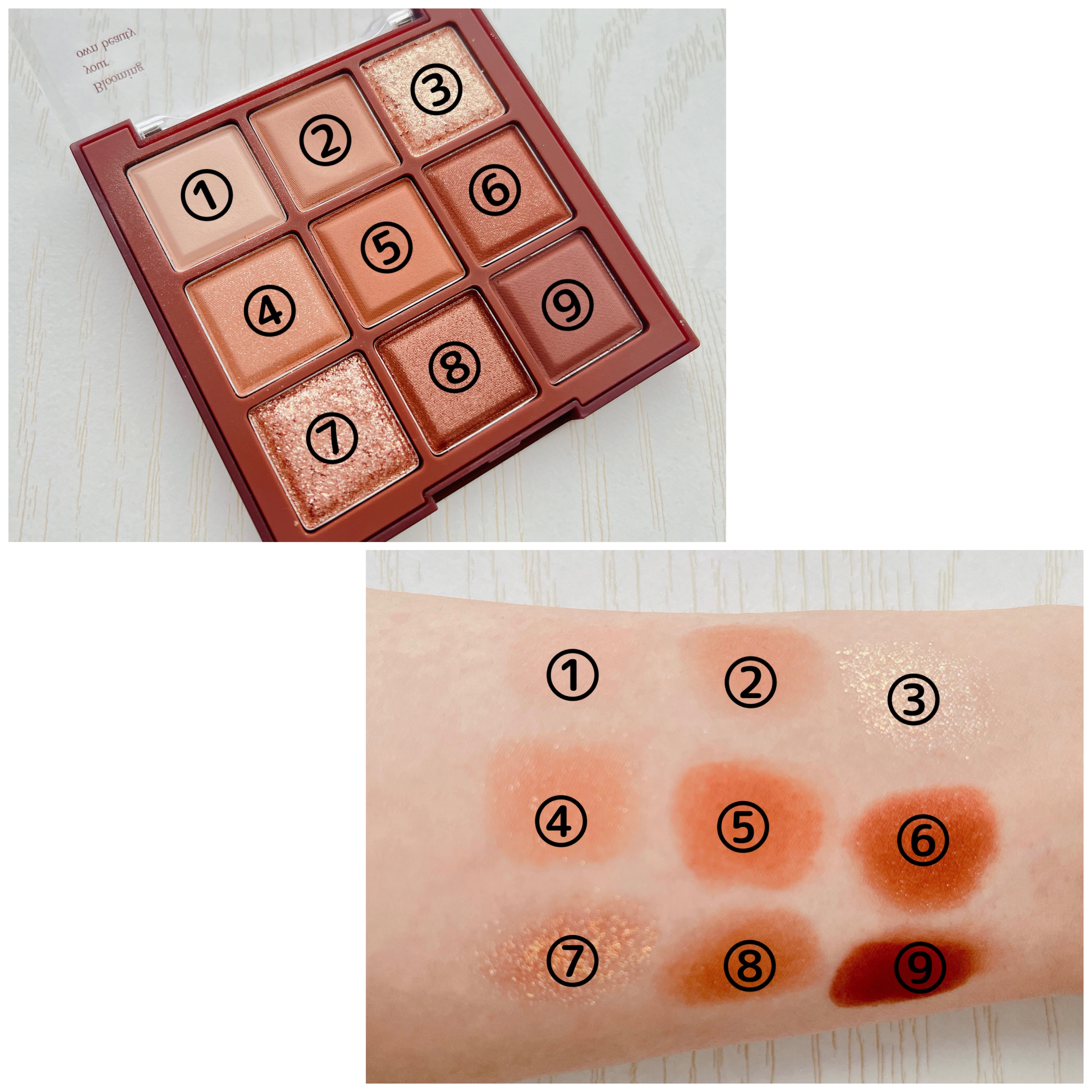 シャドウパレット 11 チョコレートファッジ/dasique/アイシャドウパレットを使ったクチコミ（3枚目）